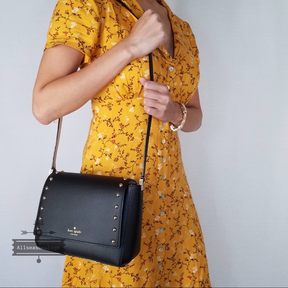 Kate spade sanders place Avva crossbody black stud - Picture 7 of 8